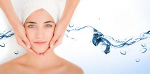 Woman getting Aqua Peel in Korea